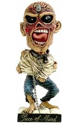 Iron Maiden Eddie Piece of Mind Bobble Head 20cm